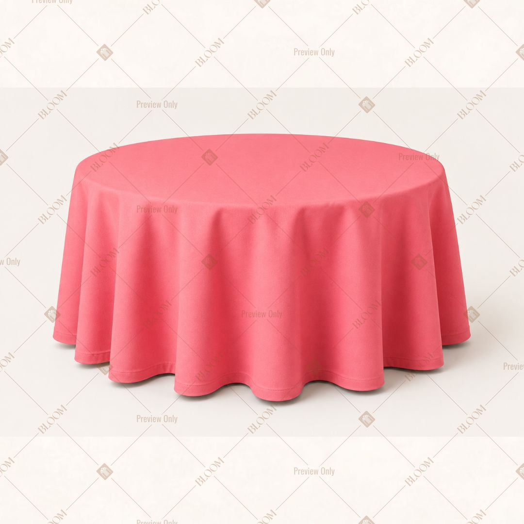 Blush Pink Table Cover Pack Of 6
