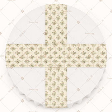 Ivory Gold Trellis Table Runner Pack Of 12