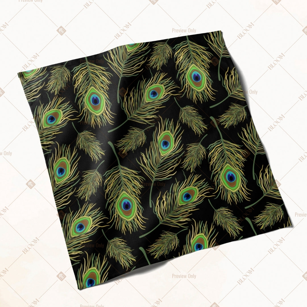 Peacock Feather Luxury Napkin Pack of 20