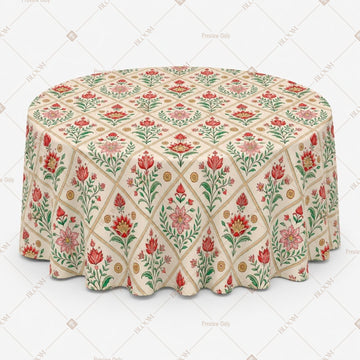 Floral Medallion Table Cover Pack Of 6