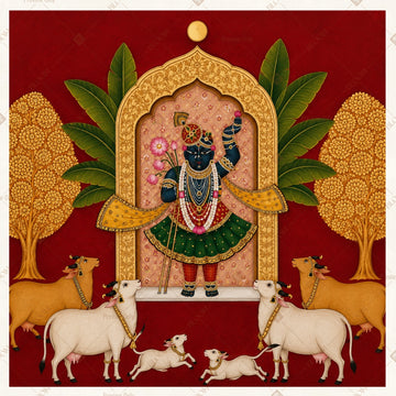 Royal Maharaja Portrait Square Backdrop