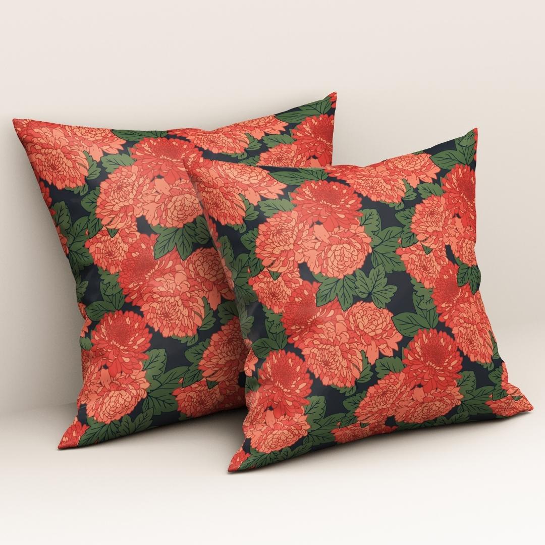 Peony Garden Bloom: Cushion Cover - Pack of 12