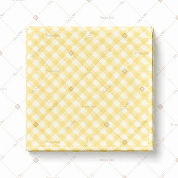 Yellow Checkered Pattern Design