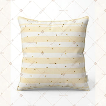 Cream Stripe Cushion Cover Pack of 12