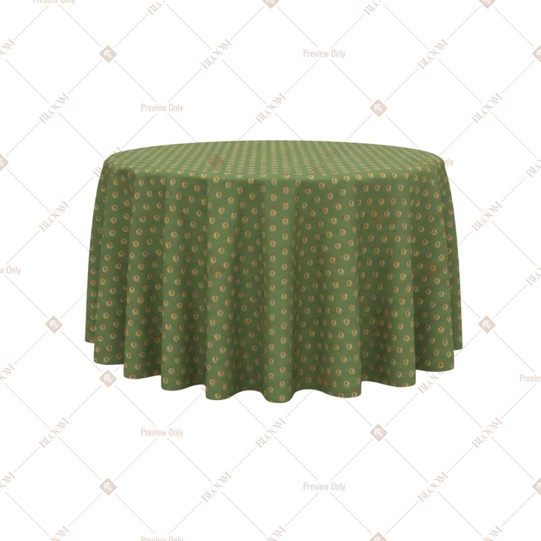 Olive Green Minimal Table Cover Pack Of 6