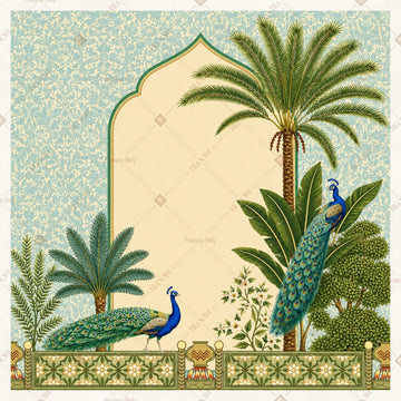 Tropical Botanical Garden Square Backdrop