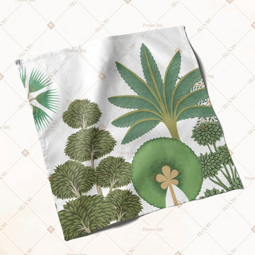 Sage Tropical Leaf Napkin Pack of 20