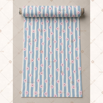 Blue Stripe Fabric Pack of 25