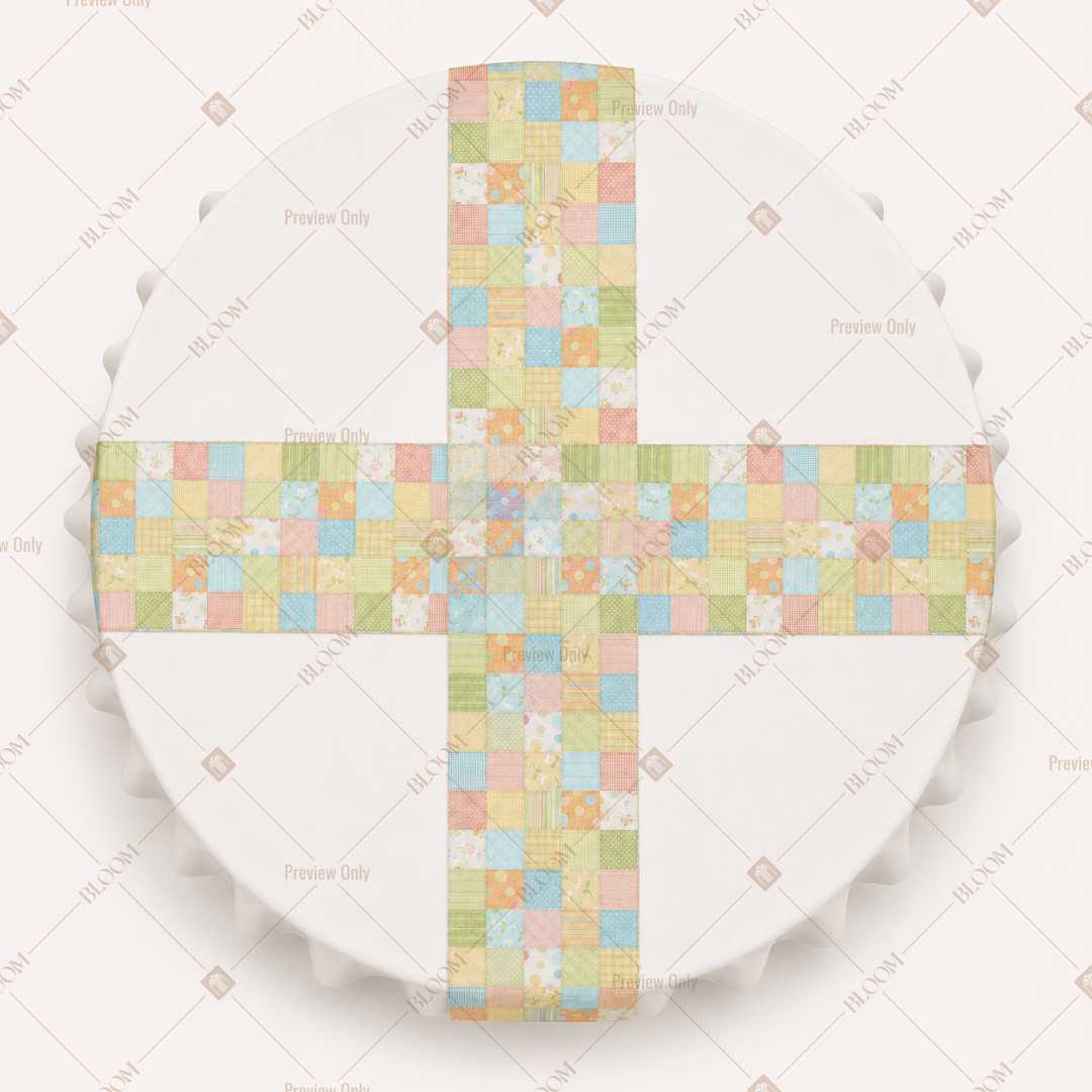 Pastel Mosaic Table Runner Pack Of 12