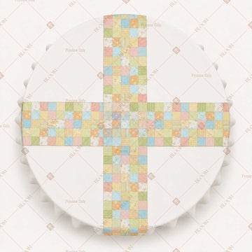 Pastel Mosaic Table Runner Pack Of 12