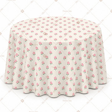 Pink Mini Floral Table Cover Pack Of 6