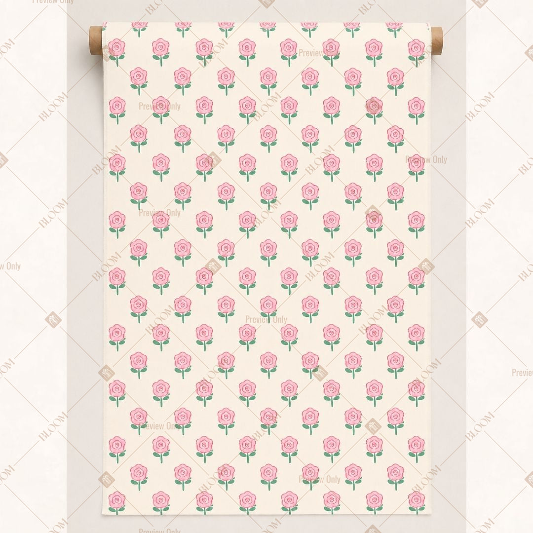 Pink Polka Dot Fabric Pack of 25