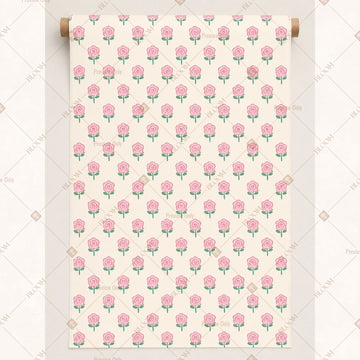 Pink Polka Dot Fabric Pack of 25