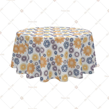Blue Daisy Floral Table Cover Pack Of 6