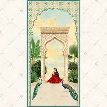 Palace Window Serenity Vertical Backdrop