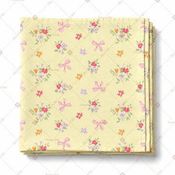 Cream Mini Floral Pattern Design