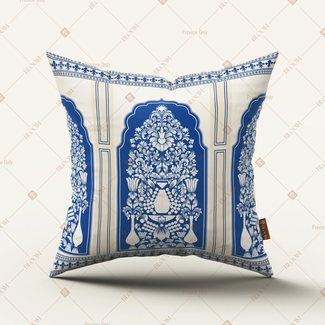 Blue Moroccan Arch Cushion Cover Pack of 12