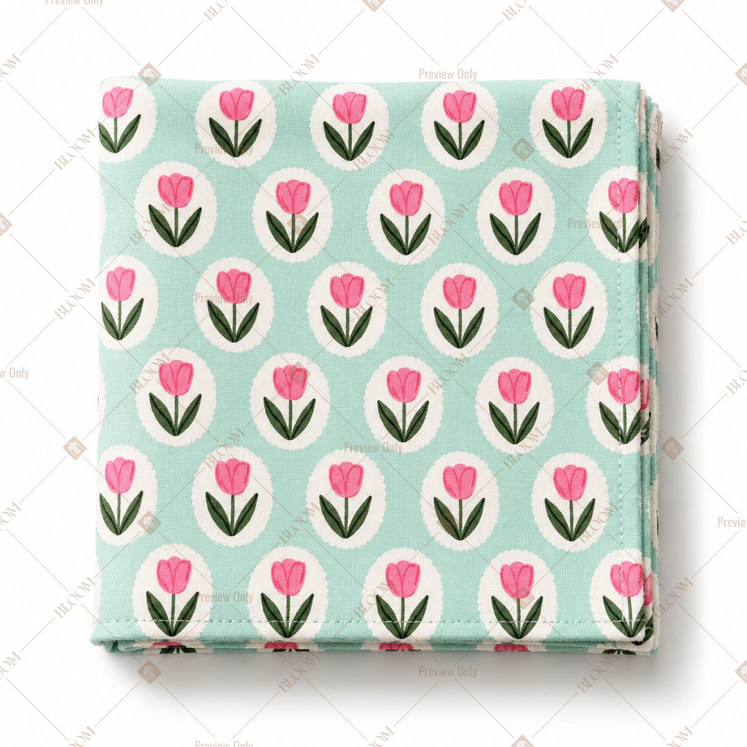 Cute Tulip Pattern Design