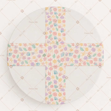 Pastel Confetti Floral Table Runner Pack Of 12