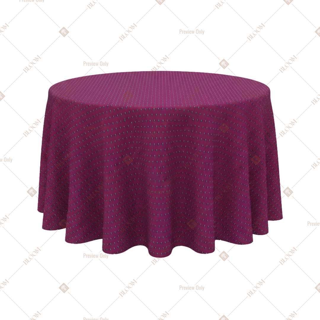 Solid Purple Luxe Table Cover Pack Of 6