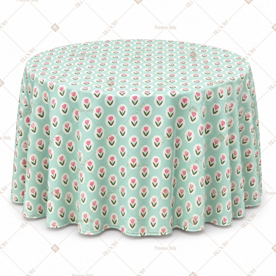 Mint Geometric Table Cover Pack Of 6