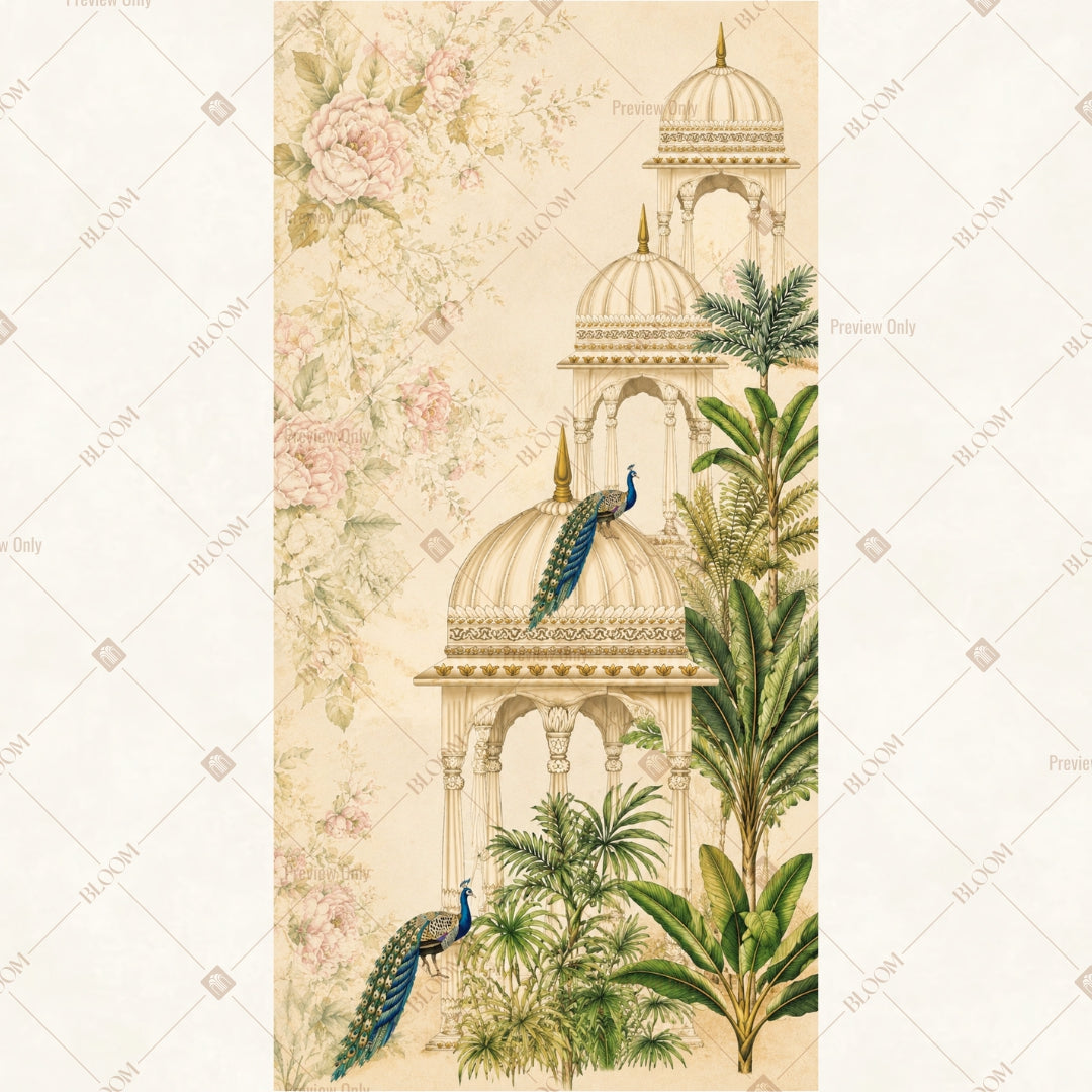 Vintage Palace Landscape Vertical Backdrop