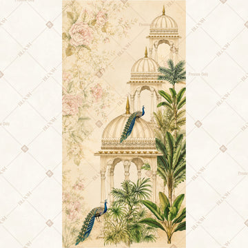 Vintage Palace Landscape Vertical Backdrop