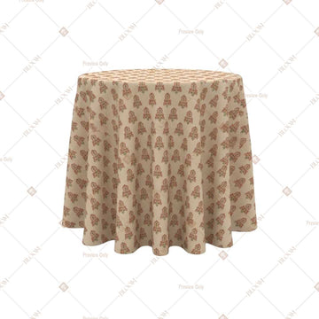 Beige Botanical Vine Table Cover Pack Of 6