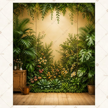 Enchanted Jungle Path Portrait Rectangle Backdrop