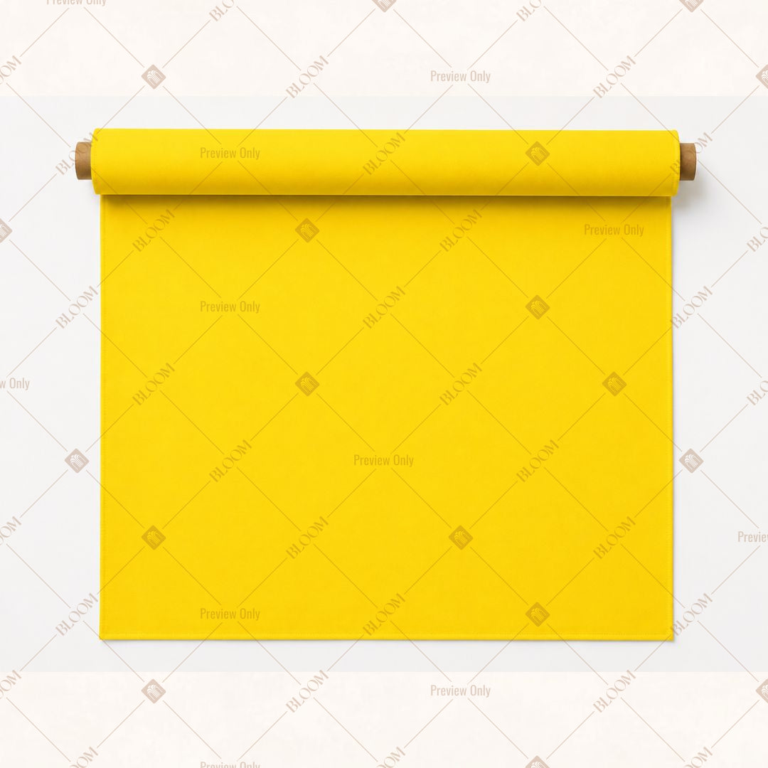 Bright Yellow Fabric Roll Pack of 25