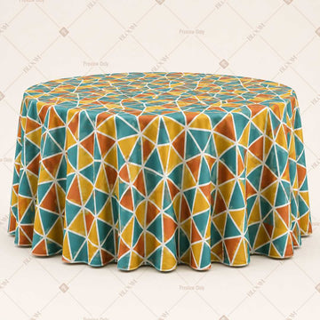Multicolor Geometric Mosaic Table Cover Pack Of 6