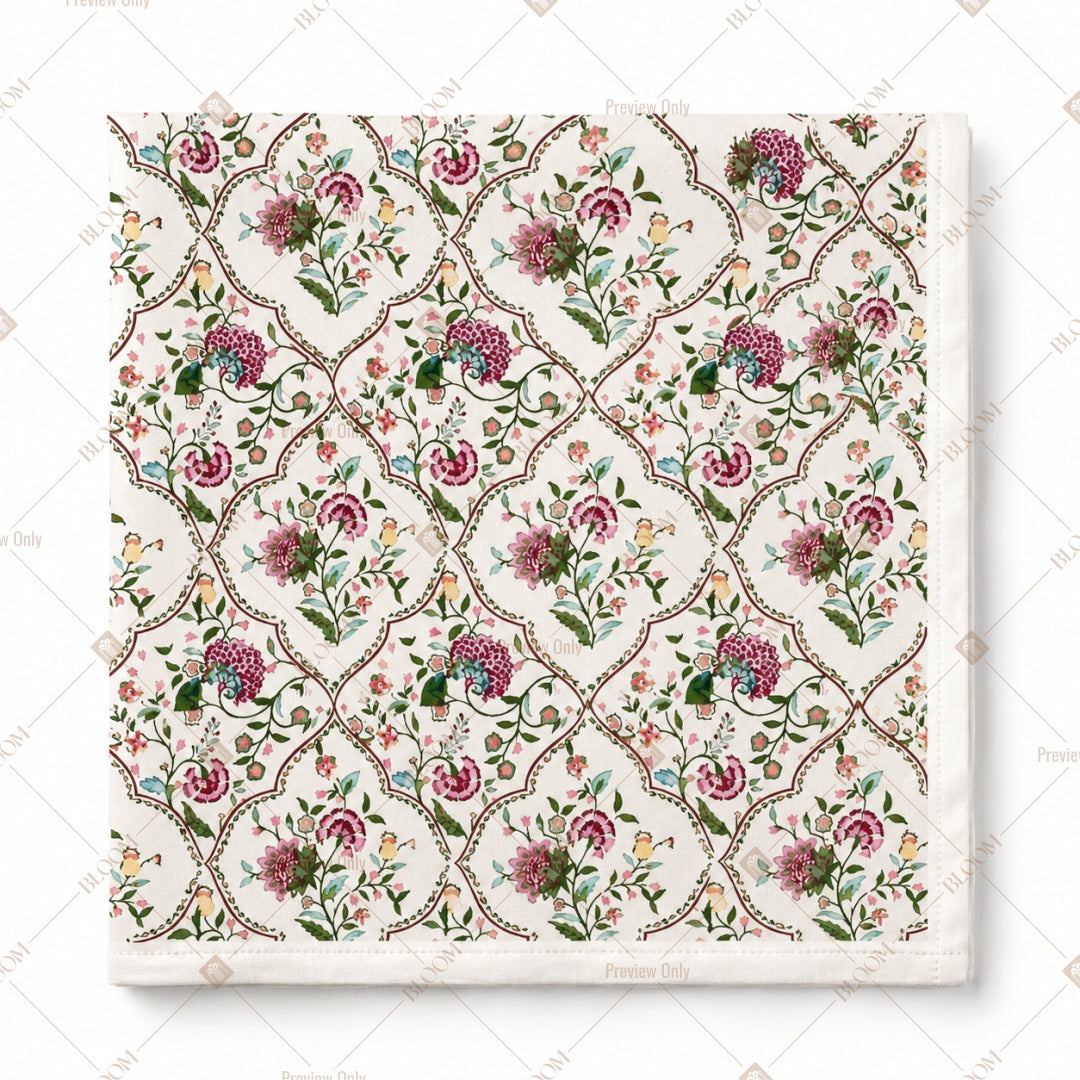 Vintage Floral Vine Pattern Design
