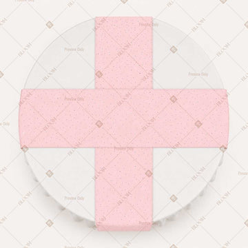 Blush Pink Solid Table Runner Pack Of 12