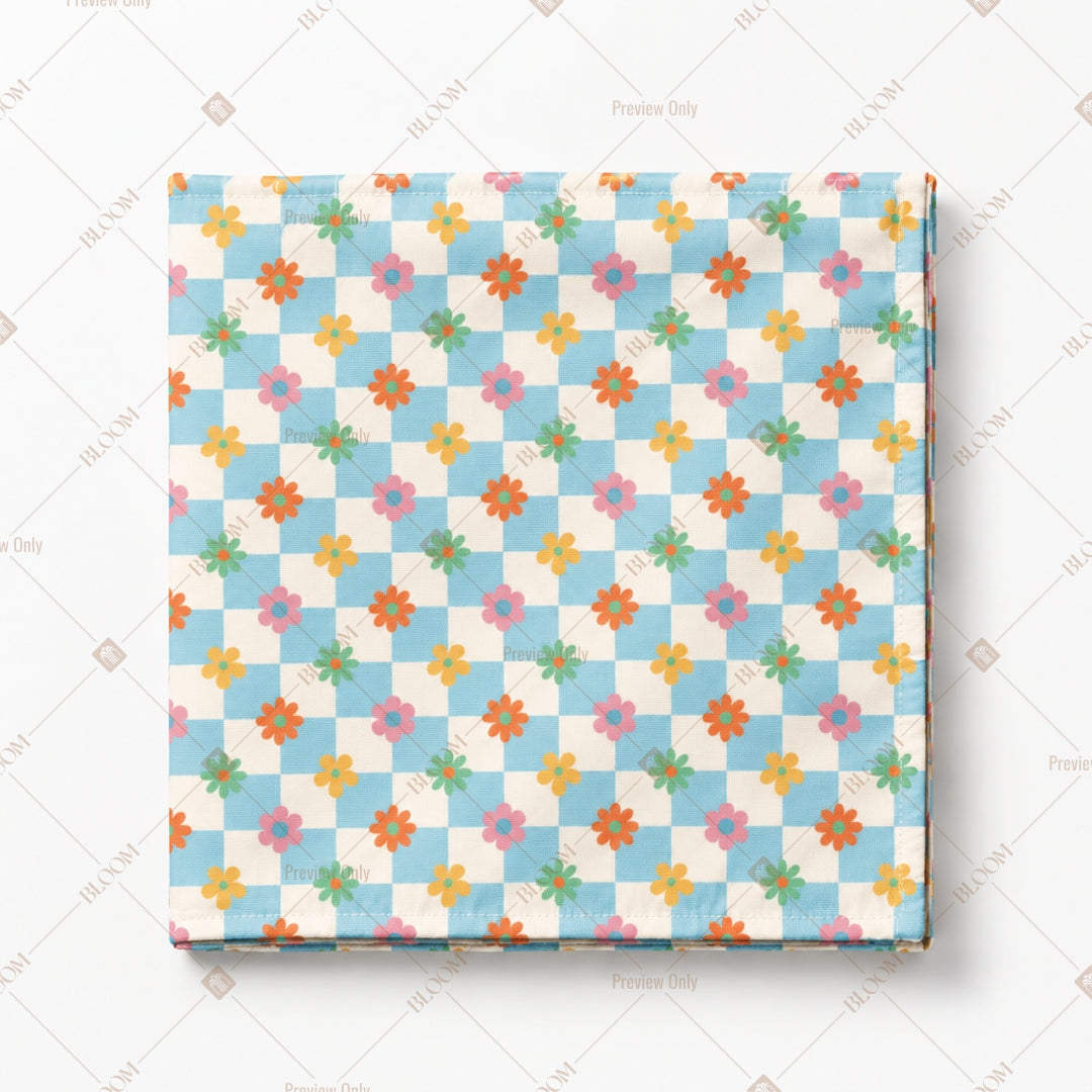 Colorful Harlequin Geometric Pattern Design