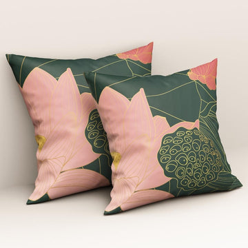 Fresh Lotus Charm: Cushion Cover - Pack of 12