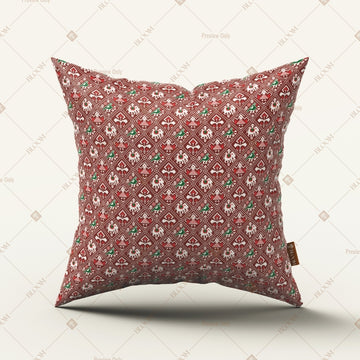 Red Vintage Geometric Cushion Cover Pack of 12