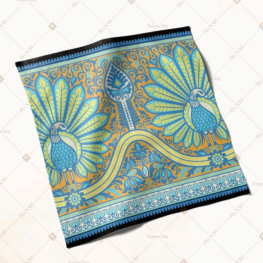 Blue Paisley Luxury Napkin Pack of 20