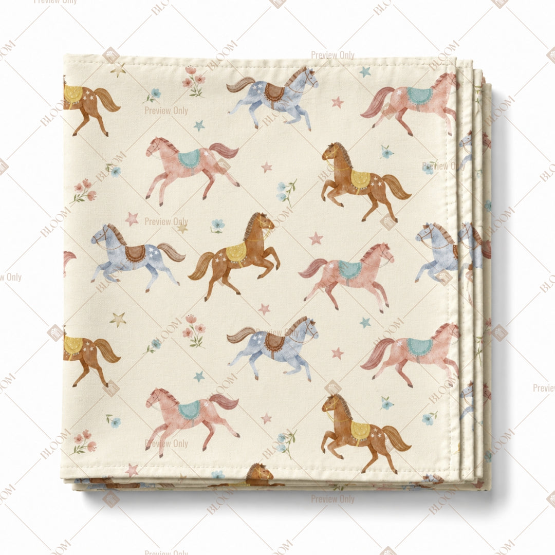 Running Horse Pattern Design