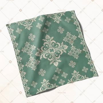 Mint Geometric Floral Napkin Pack of 20
