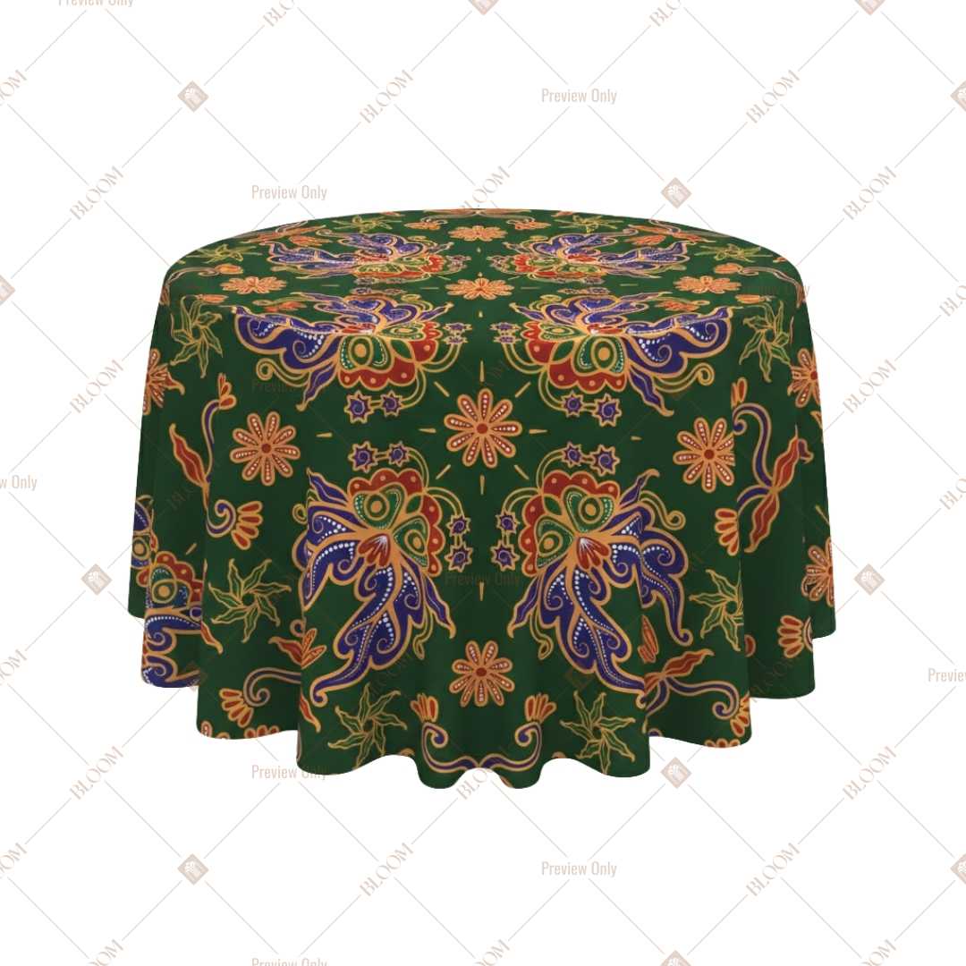 Tropical Floral Garden Table Cover Pack Of 6