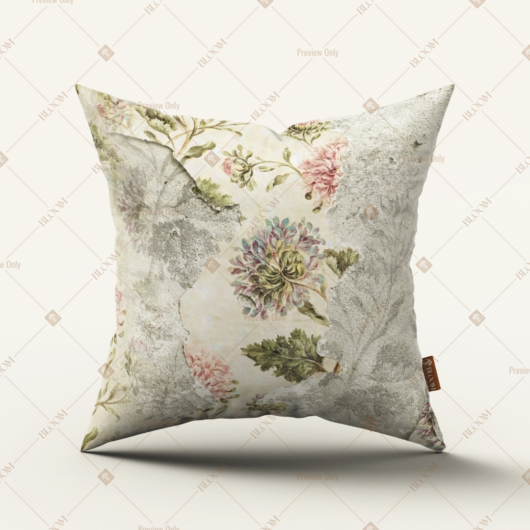 Soft Botanical Floral Cushion Cover Pack of 12