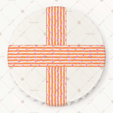Orange Stripe Table Runner Pack Of 12