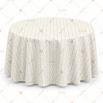 Ivory Stripe Table Cover Pack Of 6