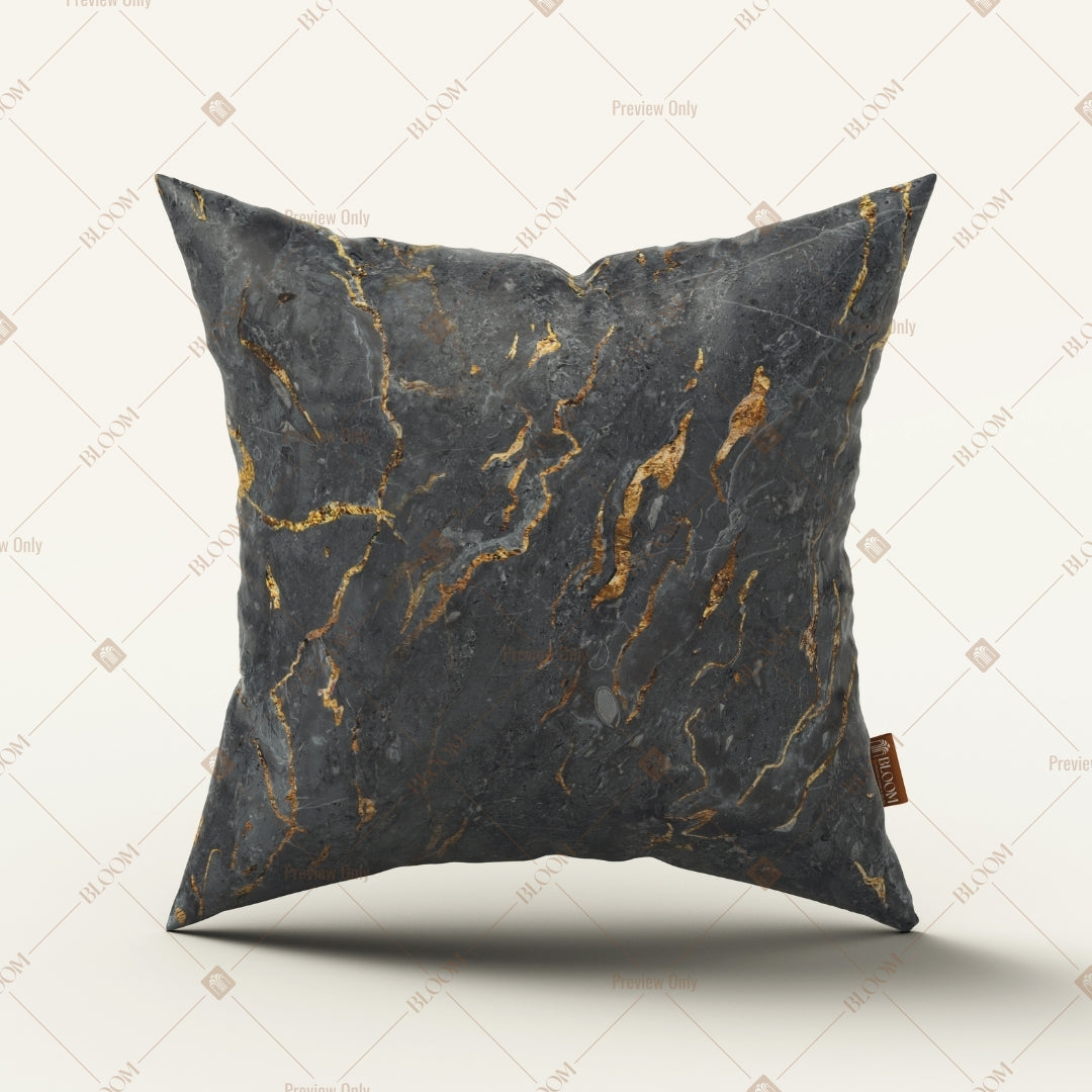 Black Luxury Texture Cushion Cover Pack of 12