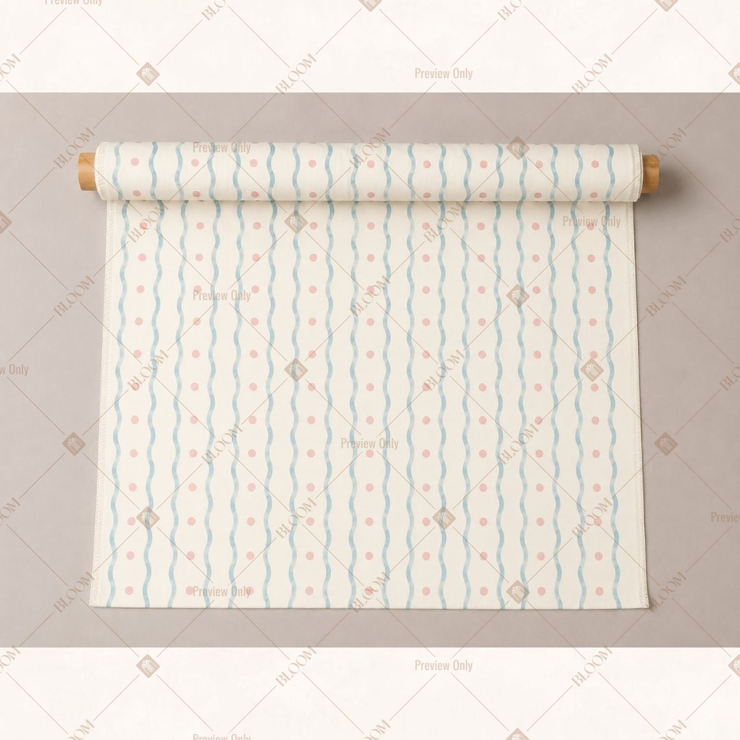 Ivory Pinstripe Fabric Pack of 25
