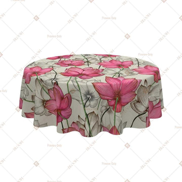 Pink Magnolia Blossom Table Cover Pack Of 6