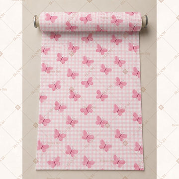 Pink Mini Heart Fabric Pack of 25