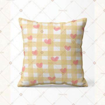 Pastel Gingham Check Cushion Cover Pack of 12