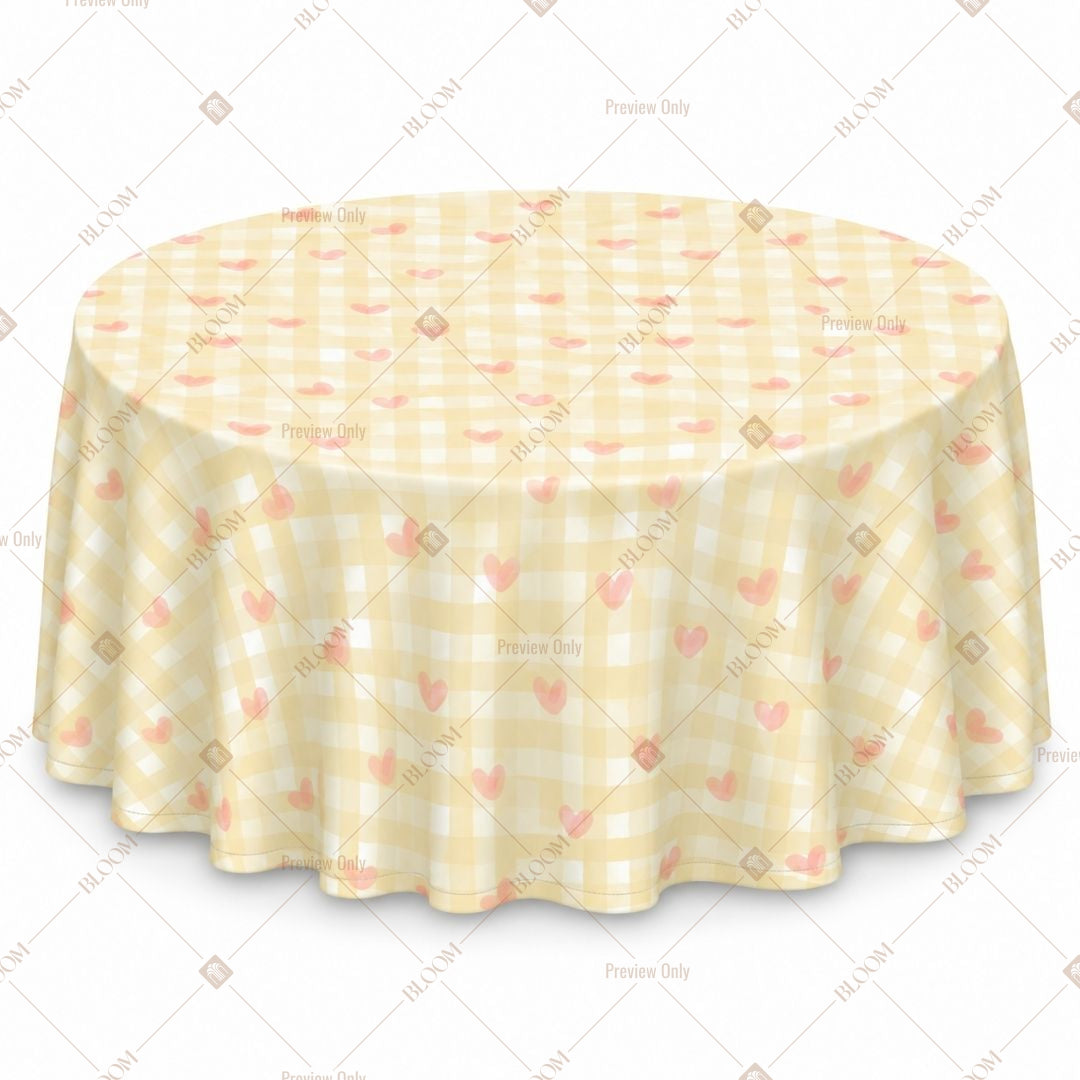 Cream Floral Table Cover Pack Of 6