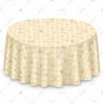 Cream Floral Table Cover Pack Of 6